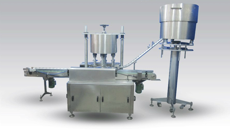 Automatic 4 Head Rotary Capping Machine JET-CAP-4HDRT